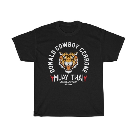 Donald Cowboy Cerrone Tiger Muay Thai Black Unisex T-Shirt 