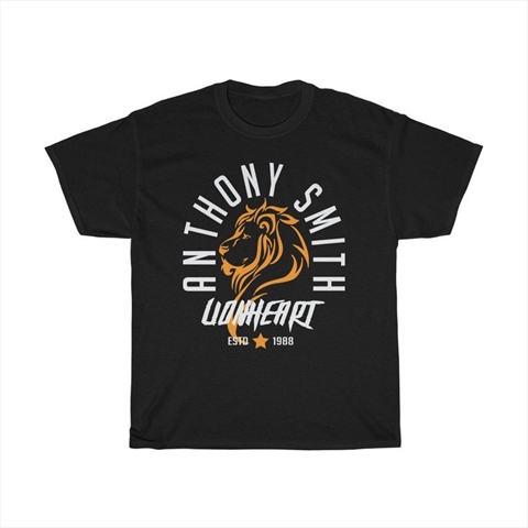 Anthony Smith The Lion Heart Black Unisex T-Shirt 