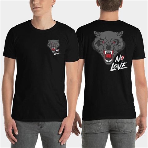 No Love Cody Garbrandt Front & Back Black T-Shirt