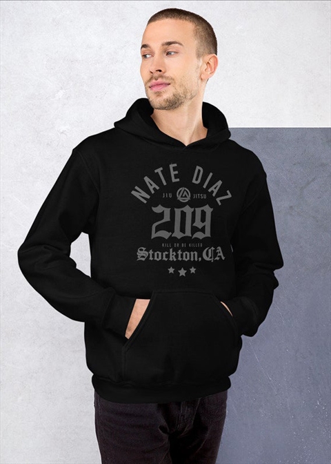 Nate Diaz Graphic Unisex Hooded Sweatshirt