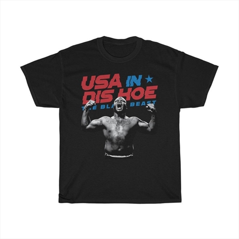 Derrick Lewis USA IN DIS HOE Black Unisex T-Shirt