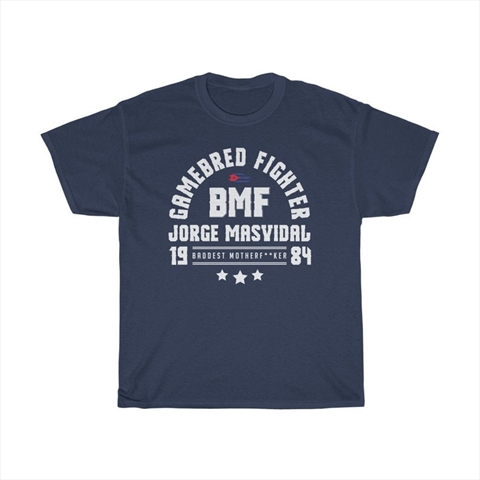 Jorge Masvidal BMF Gamebred Fighter Navy Unisex T-Shirt