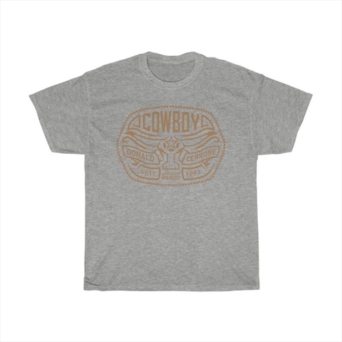 Cowboy Graphic Donald Cerrone Sport Grey Shirt