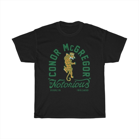 Conor McGregor Dublin Tiger Black Graphic Shirt