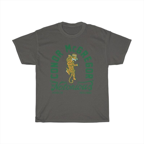 Conor McGregor Dublin Tiger Charcoal Graphic Shirt