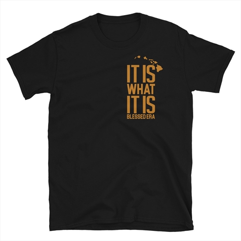 It Is What It Is Graphic Max Holloway The Blessed Era Black Unisex T-Shirt