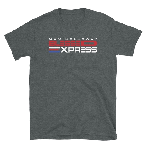 The Blessed Express Max Holloway Dark Heather Unisex T-Shirt