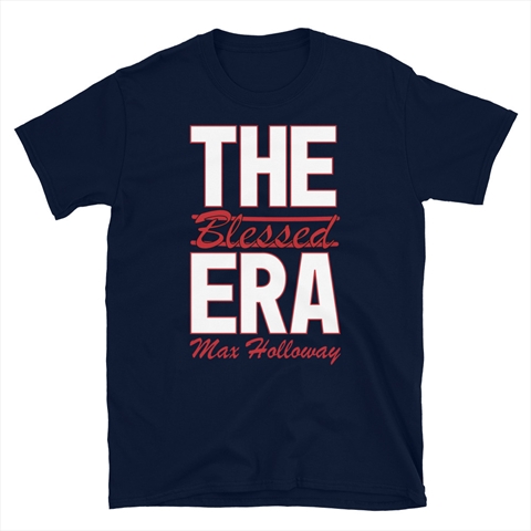 The Blessed Era Max Holloway Navy Unisex T-Shirt