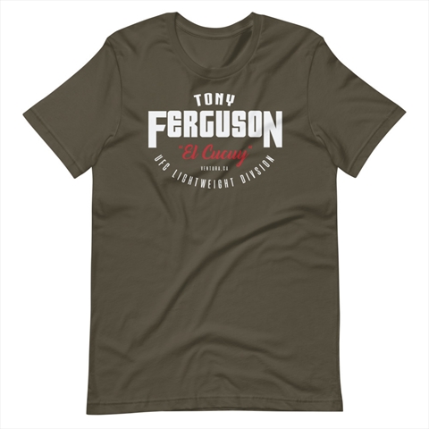 Tony Ferguson El Cucuy Army Green Unisex T-Shirt