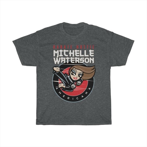 Michelle Waterson Karate Hottie Dark Heather Unisex T-Shirt