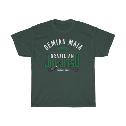 Demian Maia Brazilian Jiu-Jitsu Forest Green Unisex T-Shirt