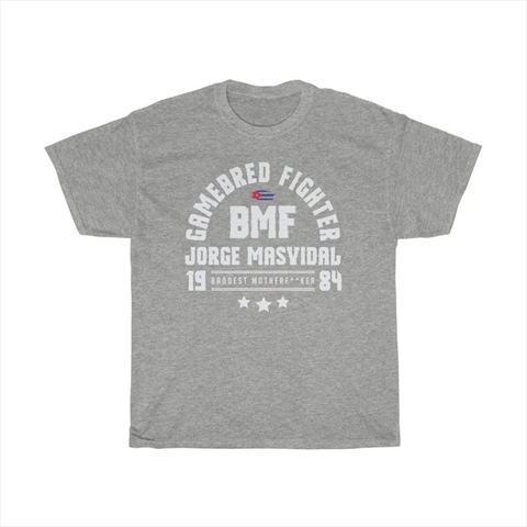 Jorge Masvidal BMF Gamebred Fighter Sport Grey Unisex T-Shirt