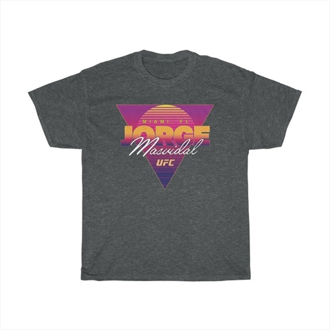 Jorge Gamebred Masvidal Sunset Dark Heather Unisex T-Shirt