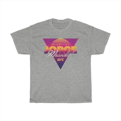 Jorge Gamebred Masvidal Sunset Sport Grey Unisex T-Shirt