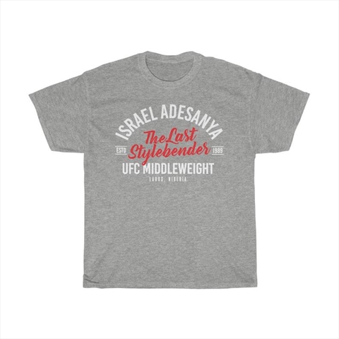 Israel The Last Stylebender Adesanya Sport Grey Unisex T-Shirt