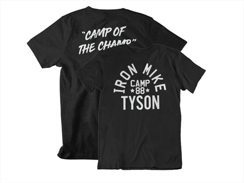 Iron Mike Tyson Camp of the Champ Front & Back Black Unisex T-Shirt