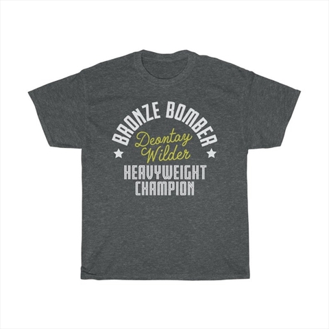 Bronze Bomber Deontay Wilder Dark Heather Unisex T-Shirt