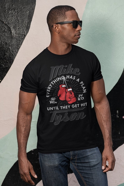 Mike Tyson Black T-Shirt