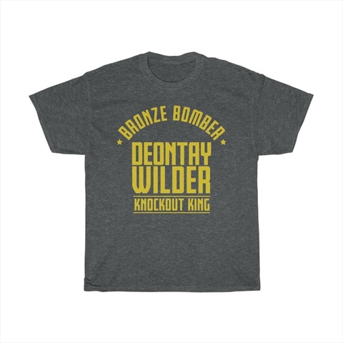 Deontay Bronze Bomber Wilder Dark Heather Unisex T-Shirt