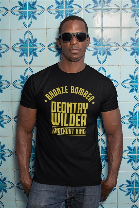 Deontay Bronze Bomber Wilder Black Unisex T-Shirt