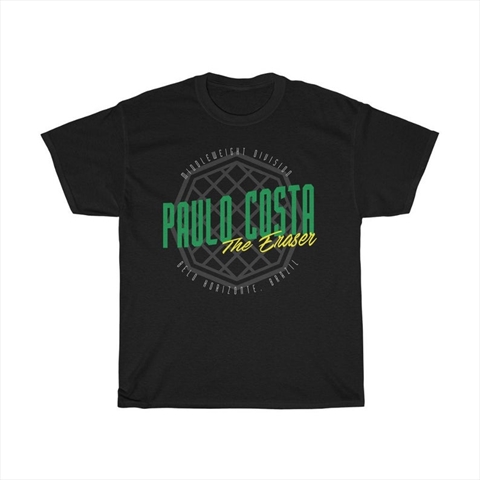 Paulo Costa The Eraser Borrachinha Black Unisex T-Shirt