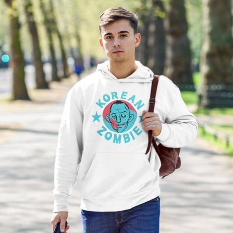 Korean Zombie Chan Sung Jung White Unisex Hoodie