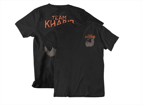 Team Khabib Front & Back Black Unisex T-Shirt 