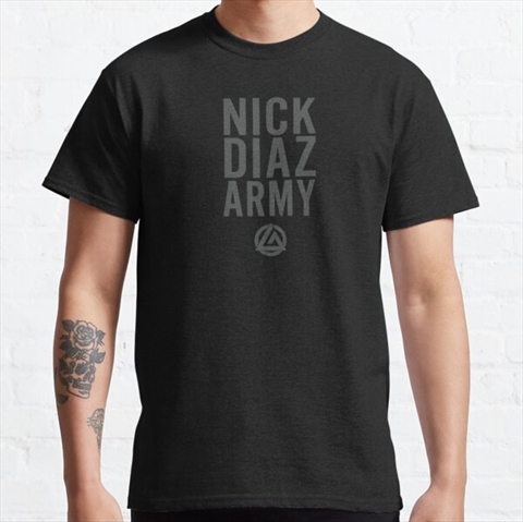 Nick Diaz Army Jiu Jitsu Black Classic T-Shirt 