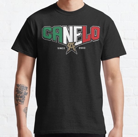 Canelo Alvarez Boxing Legend Black Classic T-Shirt 