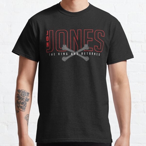 Jon Bones Jones Black Classic T-Shirt 