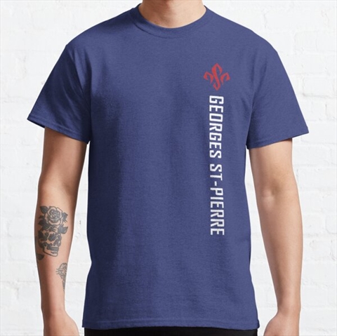 Georges St-Pierre Blue Classic T-Shirt 