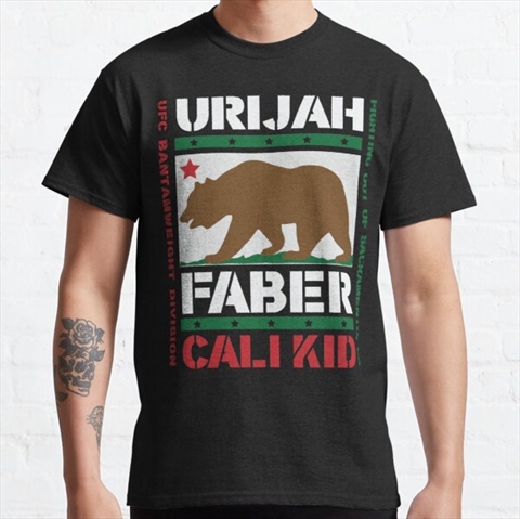 Cali Kid Urijah Faber Black Classic T-Shirt 