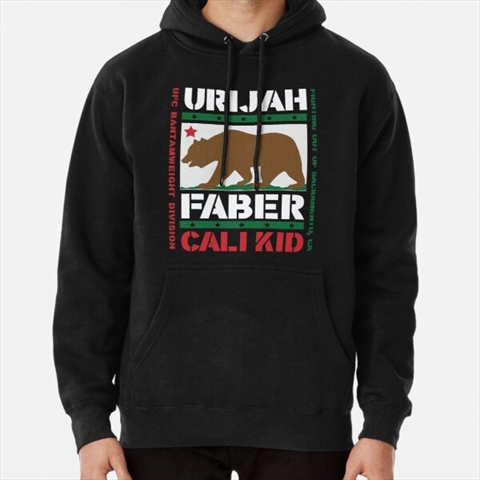 Cali Kid Urijah Faber Black Pullover Hoodie 