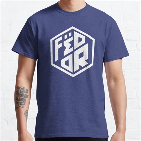 Fedor Emelianenko Blue Classic T-Shirt by sleekjuan
