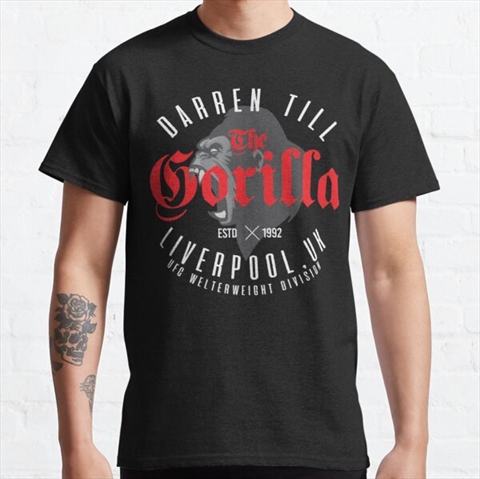 The Gorilla Darren Till Black Classic T-Shirt