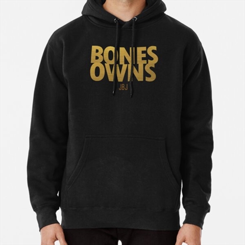 Bones Owns Jon Jones Black Pullover Hoodie