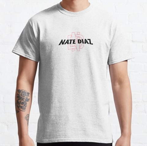 Nate Diaz White Classic T-Shirt 