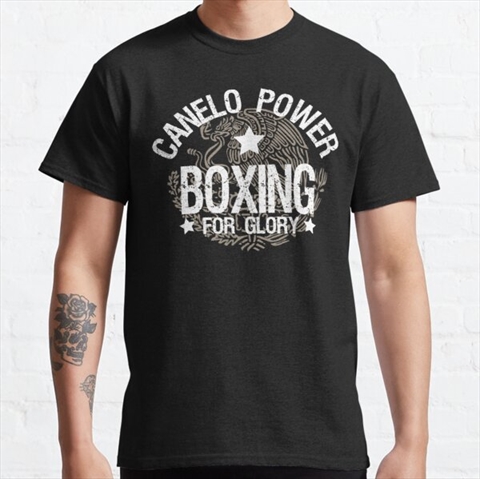 Canelo Power Boxing For Glory Black Classic T-Shirt 