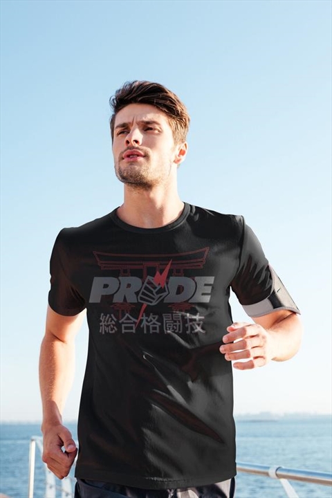 Pride FC Tokyo Japan Classic Graphic MMA Black Unisex T-Shirt 