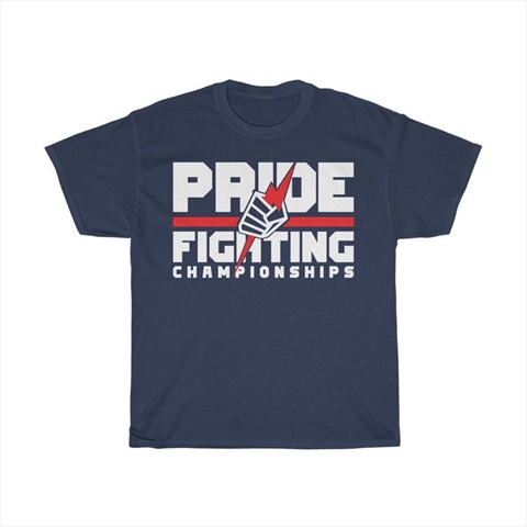 Pride FC Classic Graphic MMA Navy Unisex T-Shirt 