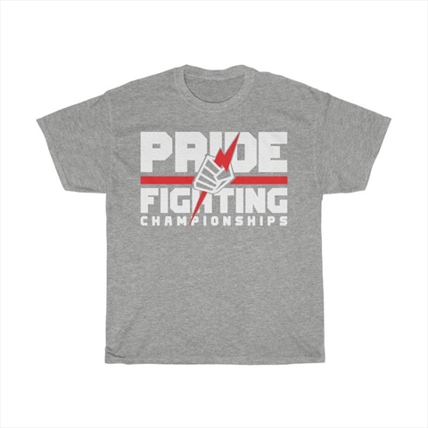 Pride FC Classic Graphic MMA Sport Grey Unisex T-Shirt