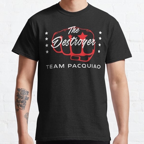 The Destroyer Manny Pacquiao Black Classic T-Shirt 