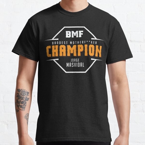 Jorge Masvidal BMF Champion Black Classic T-Shirt