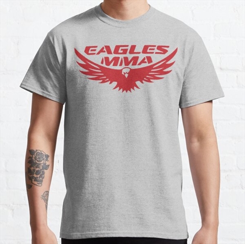 Eagles MMA Heather Grey Classic T-Shirt