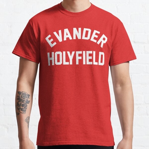 Real Deal Evander Holyfield Red Classic T-Shirt