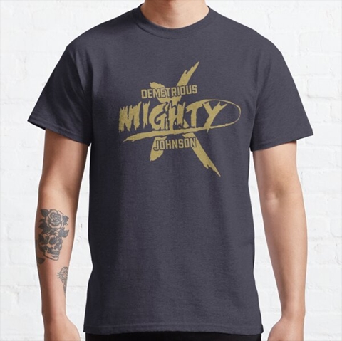 Demetrius Mighty Johnson Navy Classic T-Shirt