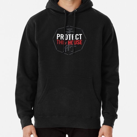 Protect This House Jiu Jitsu Black Pullover Hoodie