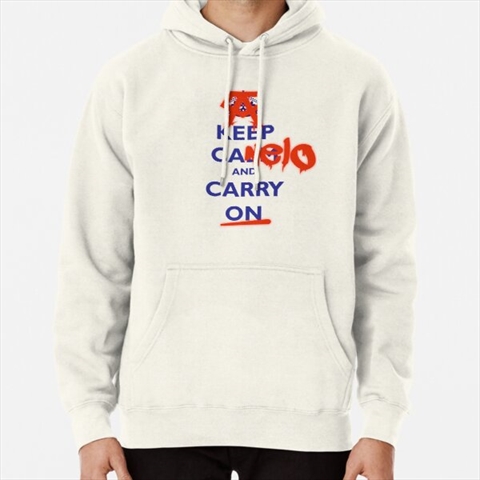 Keep Canelo And Carry On Oatmeal Pullover Hoodie 