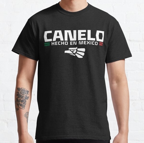 Canelo Hecho En Mexico Black Classic T-Shirt