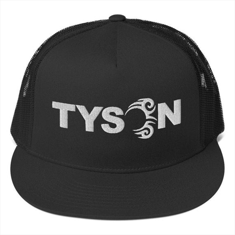 Tyson Boxing Legend 3D Embroidered Black Classic Trucker Cap